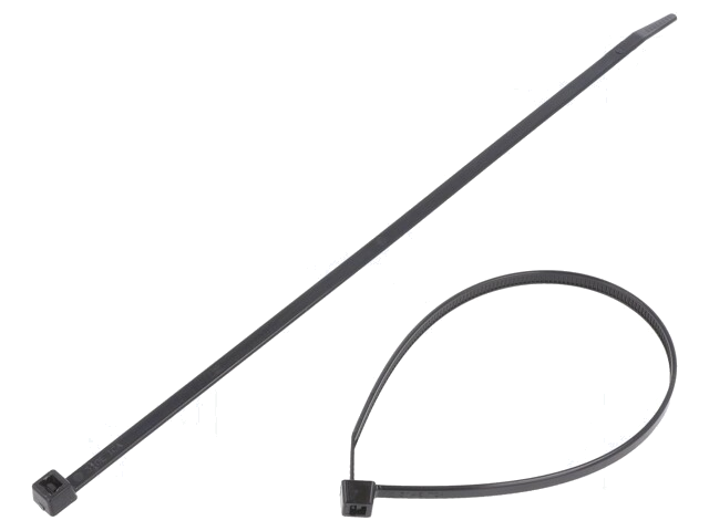 Kabelbinder; L: 245mm; W: 4,6mm; polyamide; 225N; zwart; Ømax: 65mm Kabelbinder; L: 245mm; W: 4,6mm; polyamide; 225N; zwart; Ømax: 65mm